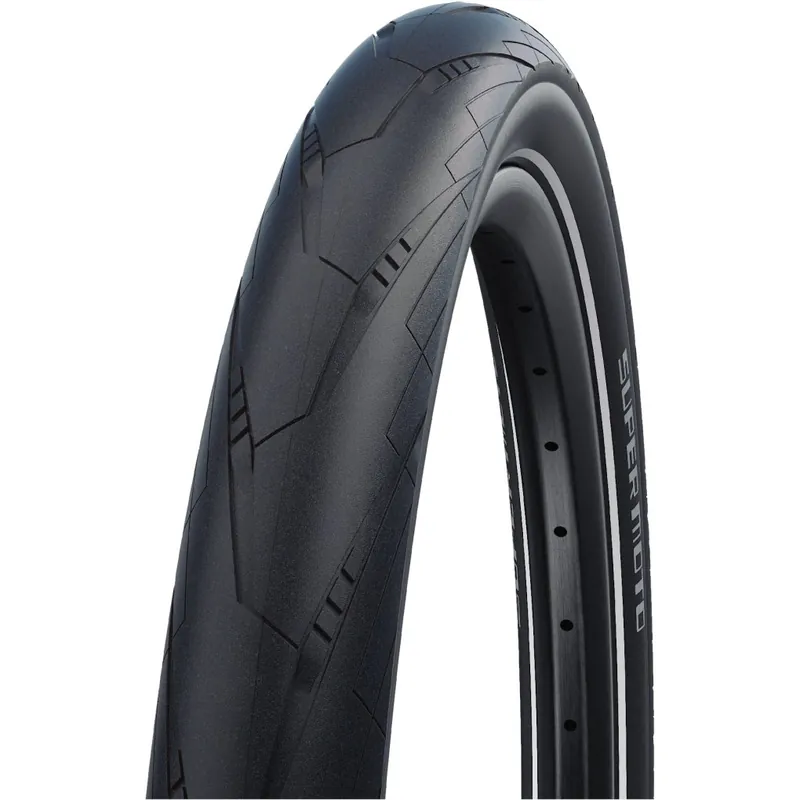 Heißes Angebot Schwalbe Super Moto Drahtreifen - Performance Addix RaceGuard E-25 - 28x1.50" Black Reflex