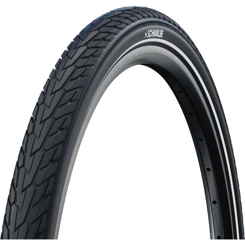 Markenprodukt Schwalbe Motion Road Cruiser Plus Drahtreifen - PunctureGuard Green Compound E-25 - 26x1.75" Black Reflex
