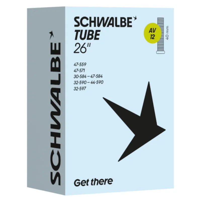 Schwalbe Schlauch - Nr. 12 26" - 30/47-559/597 AV 40mm Jetzt Bestellen
