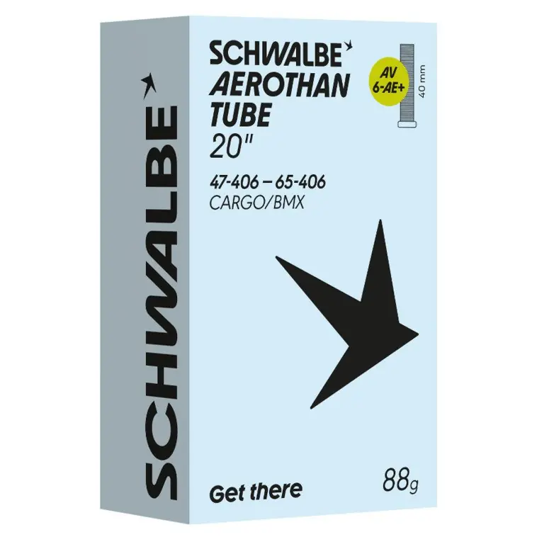 Billig Schwalbe Aerothan Schlauch - No. 6-AE+ 20" Cargo/BMX+ - 47/65-406 AV 40mm