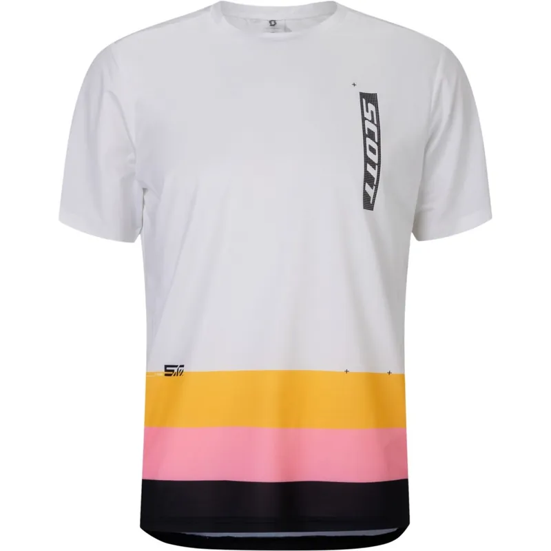 SCOTT Tuned SL Kurzarm-Trikot Herren - white Must-Have