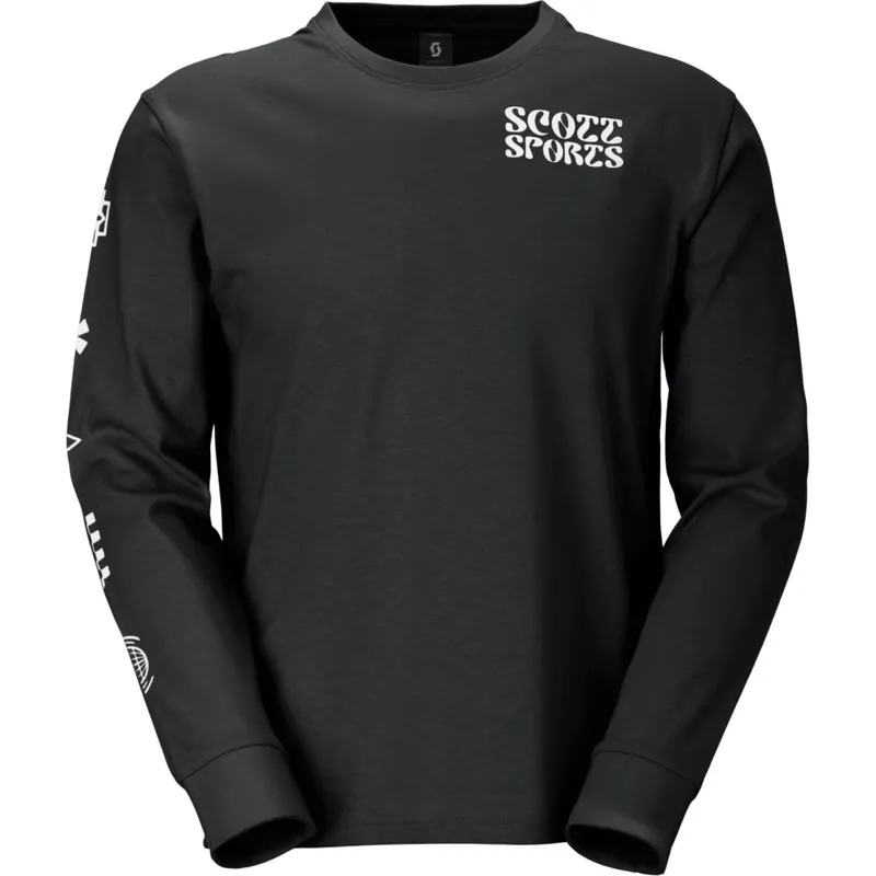SCOTT Graphic Langarm-Shirt Damen - black Nur Heute