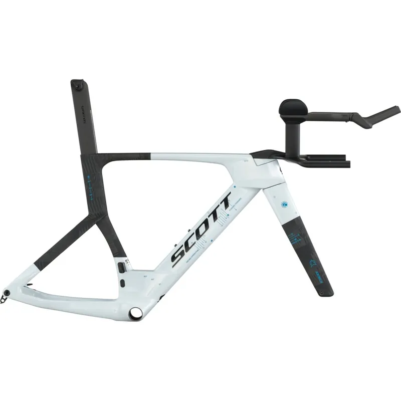 Expressversand SCOTT PLASMA RC TT - Carbon-Rahmenset - 2026 - cumulus white/carbon black
