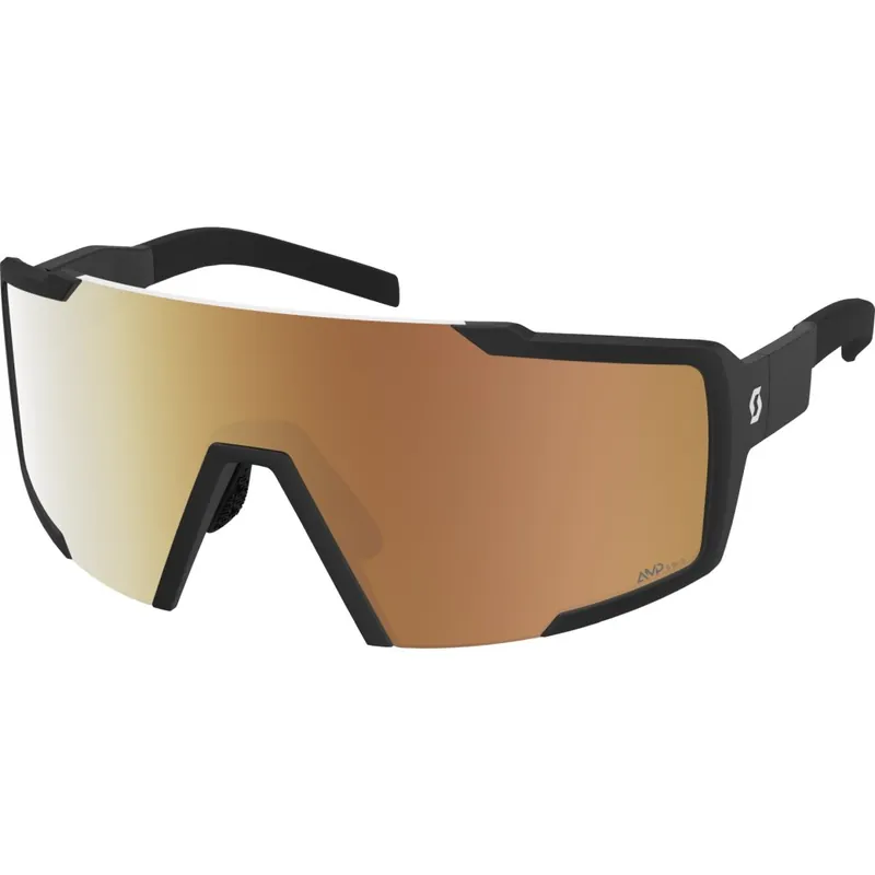 SCOTT Shield Compact Light Sensitive Brille - black - AMP LS gold chrome S1-3 Aktuell