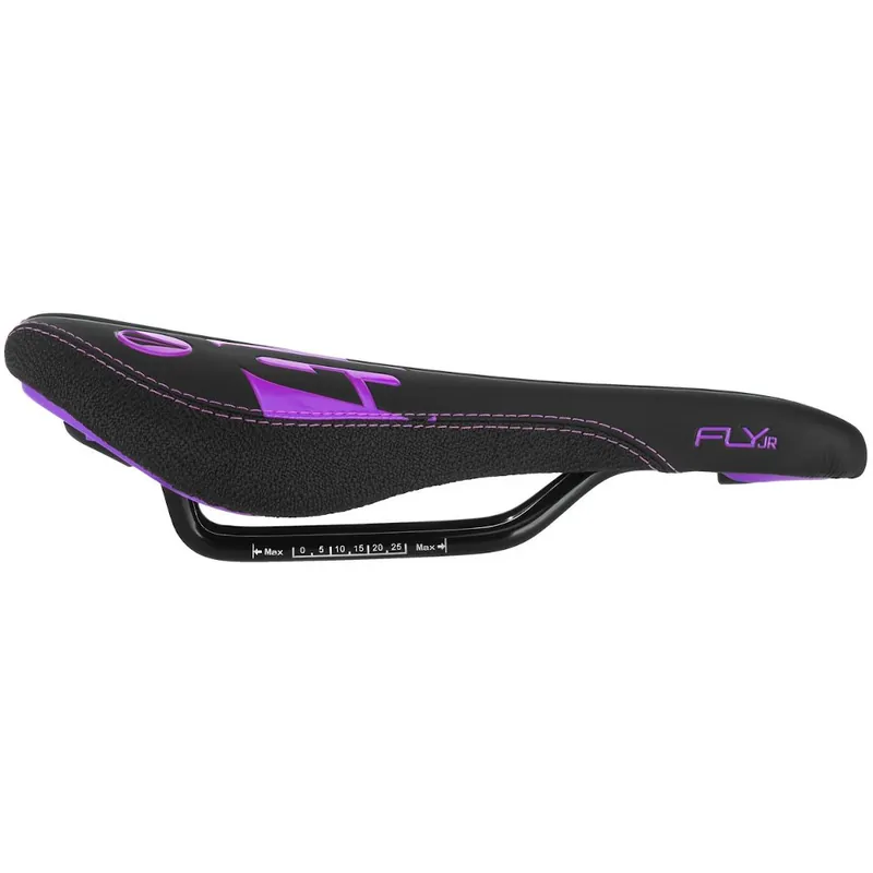 Letzte Chance SDG Fly JR Sattel für Kinder - schwarz/violett