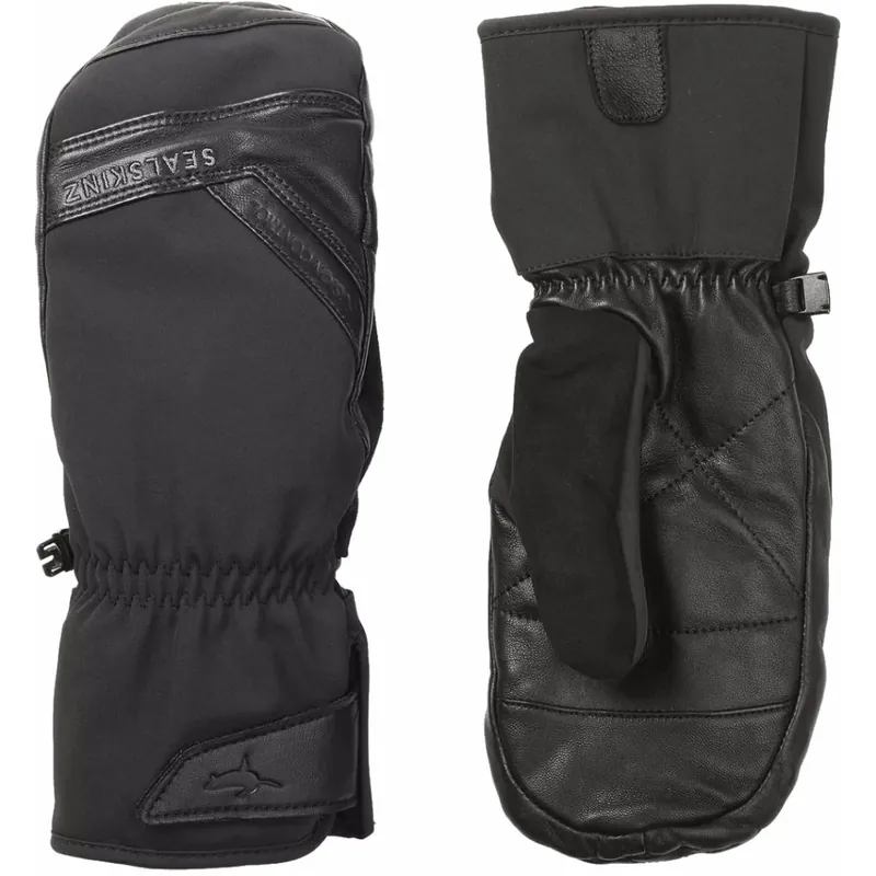 SealSkinz Swaffham Wasserdichte, bei extremer Kälte isolierte Fingerhandschuhe mit Fusion Control™ - Schwarz Heißes Angebot