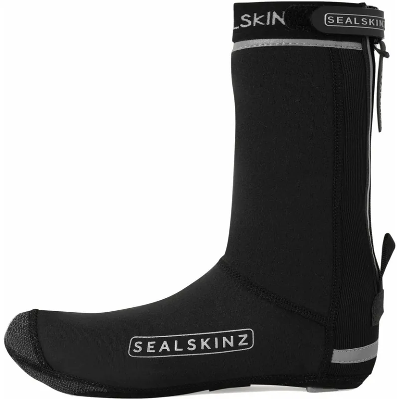 Sonderangebot SealSkinz Hempton Allwetter-Fahrrad-Überschuhe mit geschlossener Sohle - Schwarz