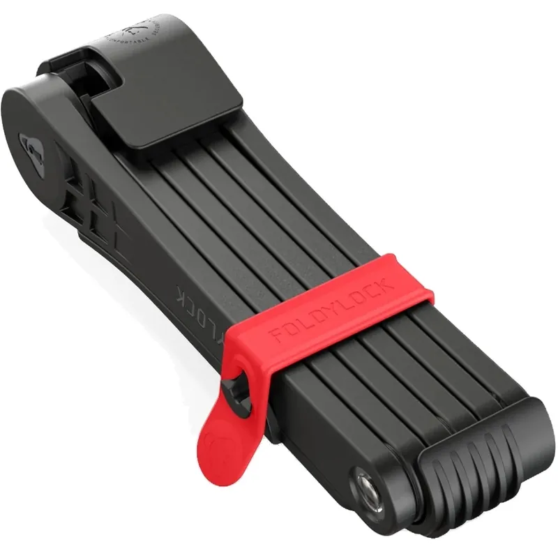 Seatylock Foldylock Elite - 110 cm Faltschloss - schwarz/rot Must-Have