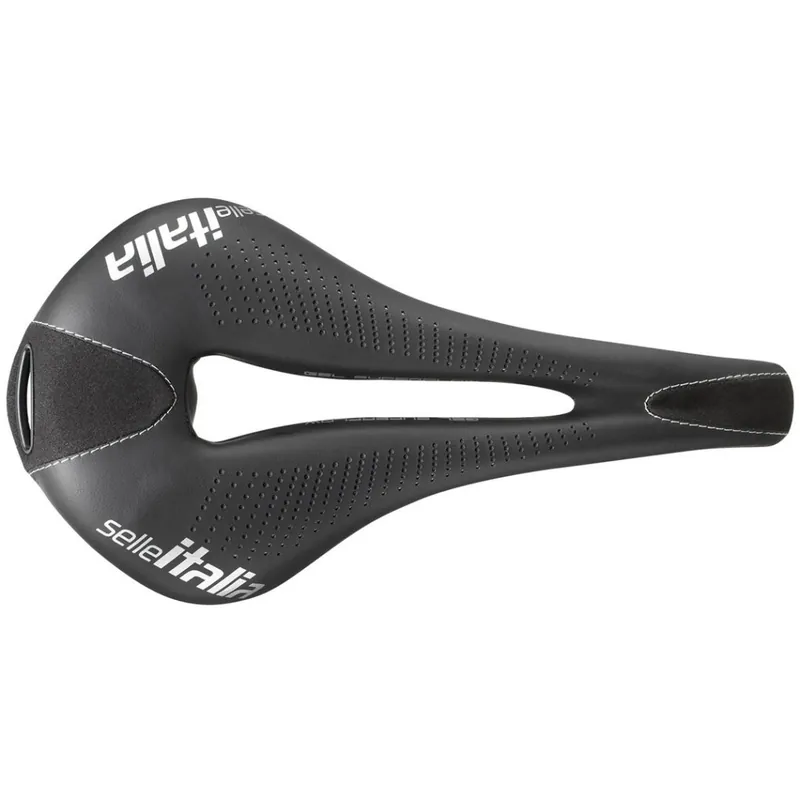 Billig Selle Italia Max Flite Gel Sattel - Superflow TI 316 - L3 schwarz