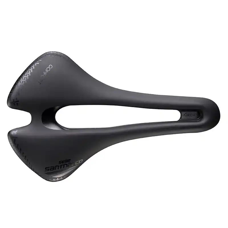 Markenware Selle San Marco Aspide Short Comfort Dynamic Open-Fit Sattel - L3 schwarz