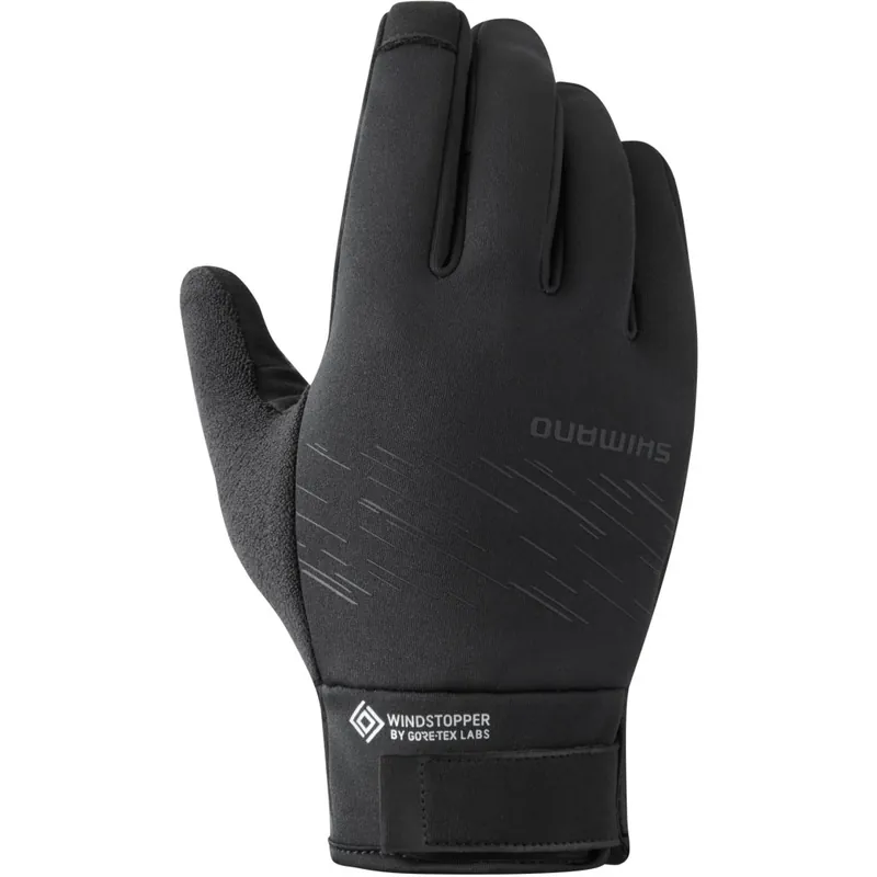 Shimano Windstopper Insulated Radhandschuhe Damen - schwarz Saisonangebot