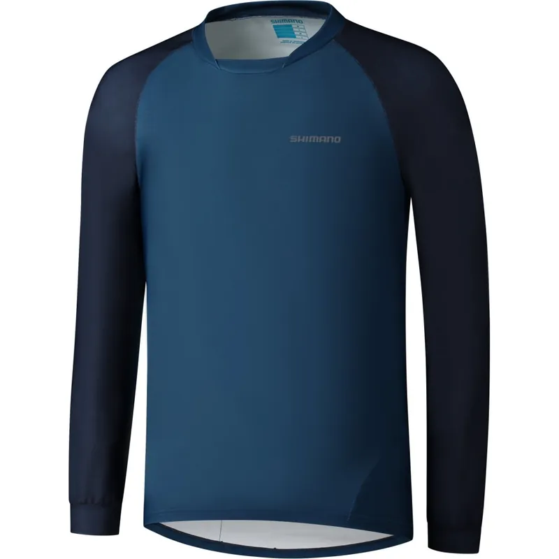 Beliebt Shimano Myoko Warm MTB Langarmtrikot Herren - deep ocean