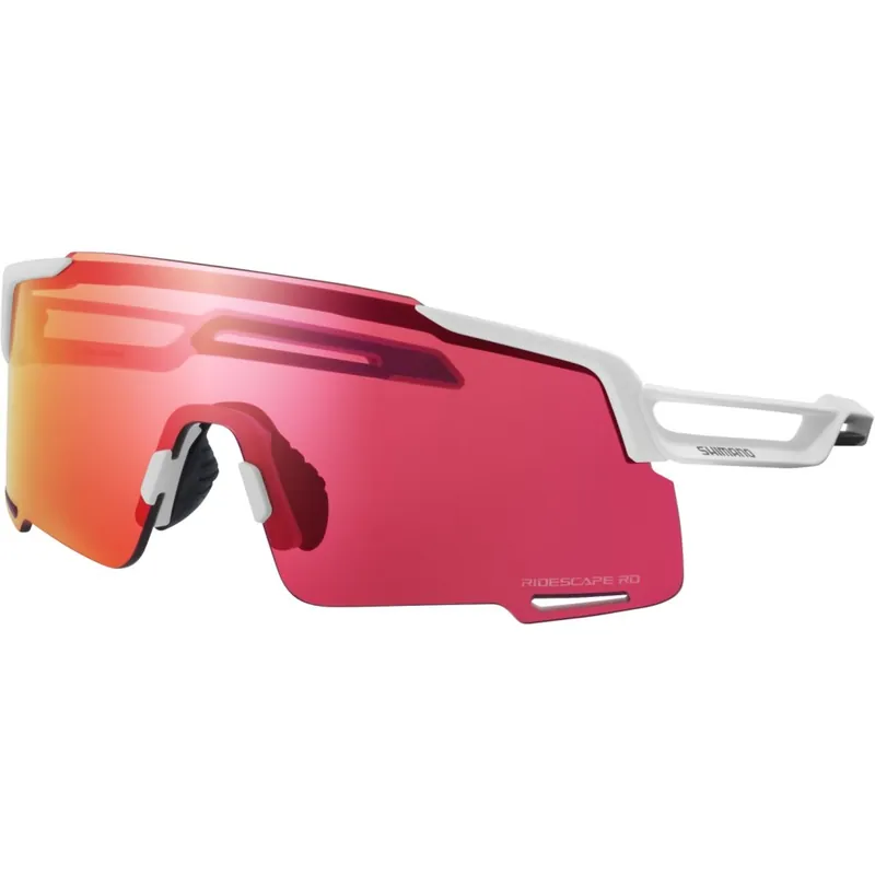 Shimano Equinox 5 Brille - Matte White - Ridescape RD Clear Preis Gesenkt