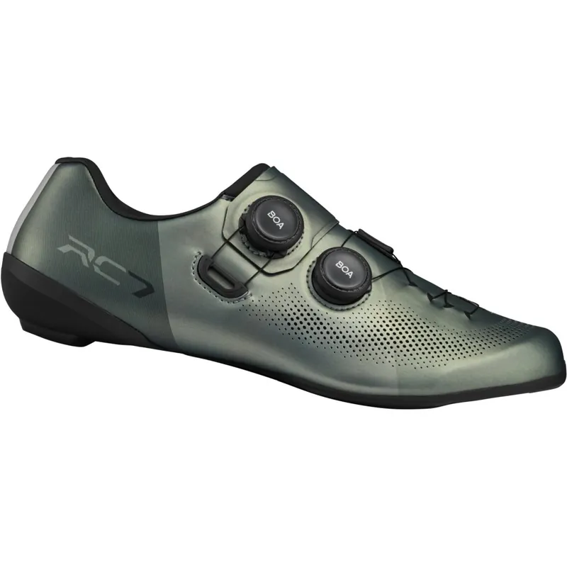 Sichere Zahlung Shimano SH-RC703 Rennradschuhe Herren - Breit - Sage Green