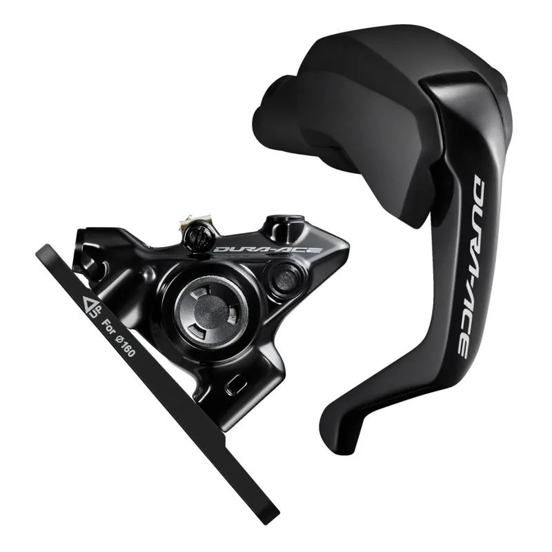 Neue Ware Shimano Dura Ace Di2 ST-R9180 + BR-R9270 Hydraulische Scheibenbremse - 2x12-fach - Flat Mount - Set VR