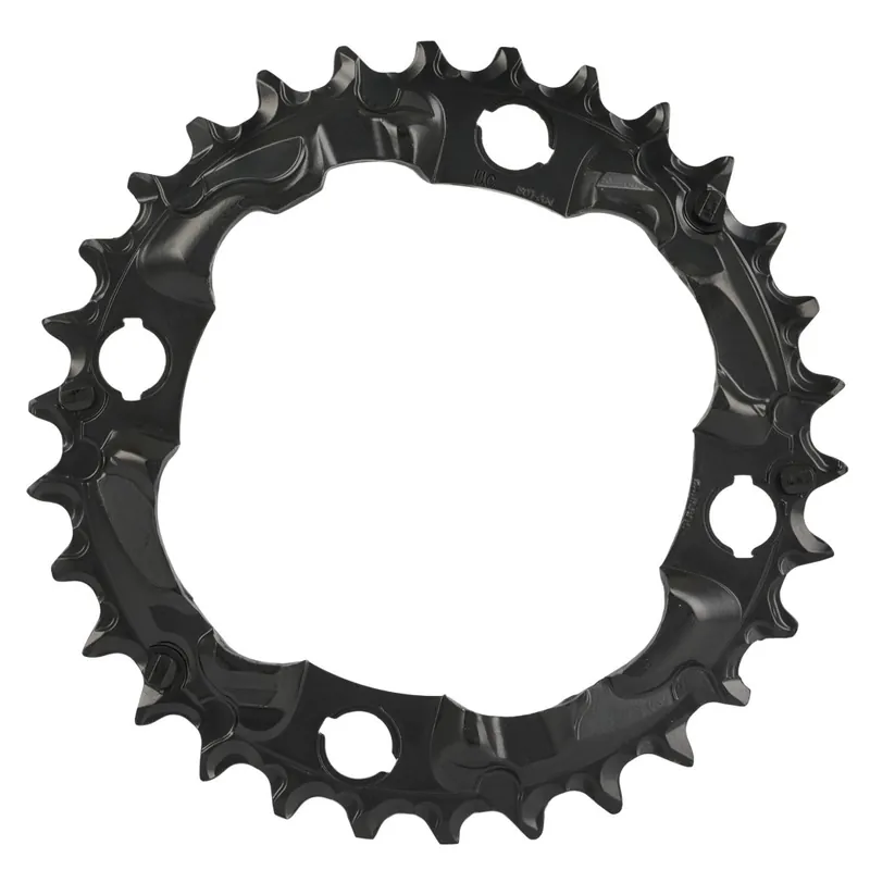 Zertifiziert Shimano Kettenblatt - 3x10-fach für FC-MT500 Kurbelgarnitur - schwarz