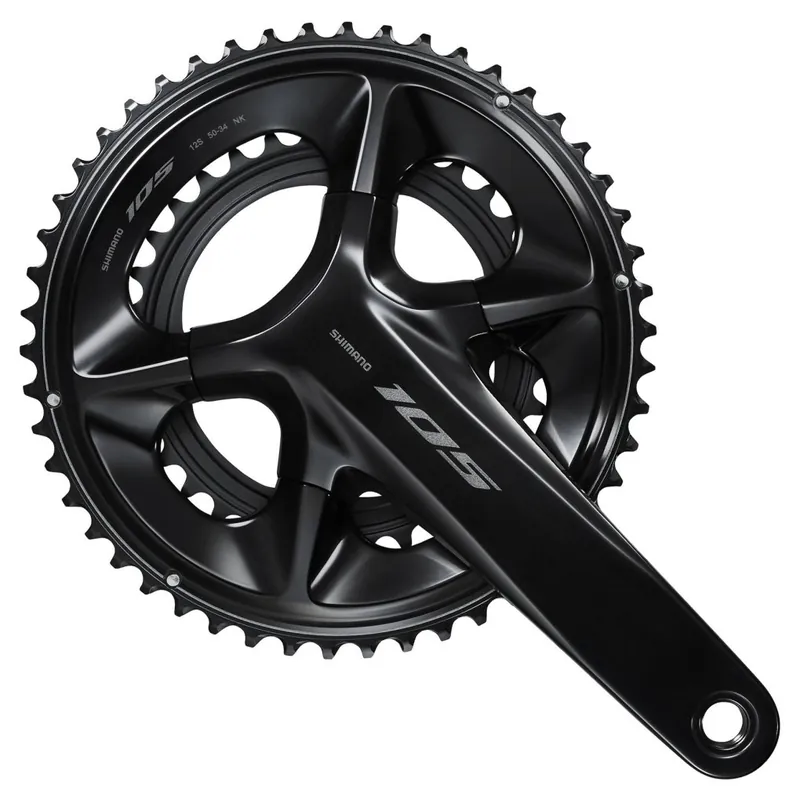 Bestpreis Shimano 105 FC-R7100 Kurbelgarnitur - 2x12-fach - schwarz