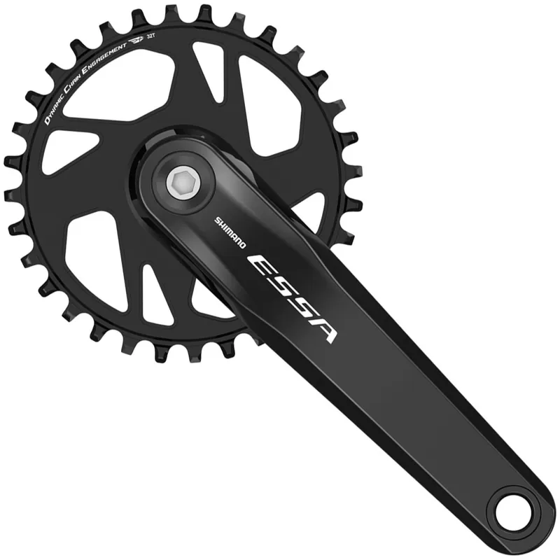 Billig Shimano ESSA FC-U2000-1 Kurbelgarnitur - Square Type (Vierkant) Wide 7/8-fach - ohne Kettenschutz