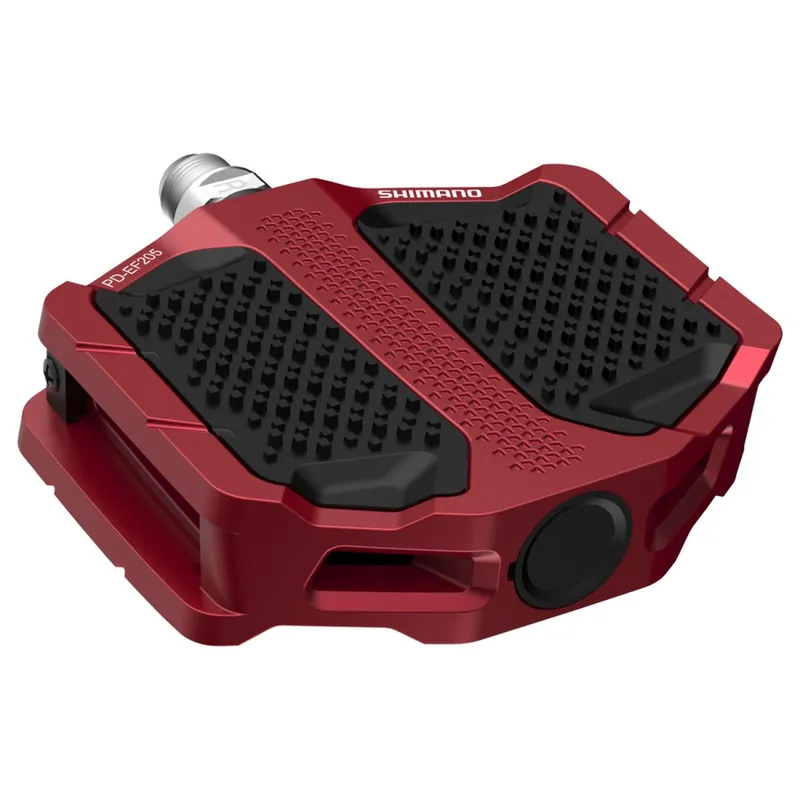 Shimano PD-EF205 Flat Pedal - rot Super-Preis