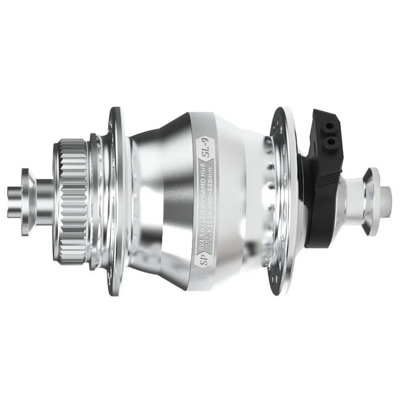 Top-Seller Shutter Precision Ultraslim SL-9 Nabendynamo - Centerlock QR - 9x100mm - Silber