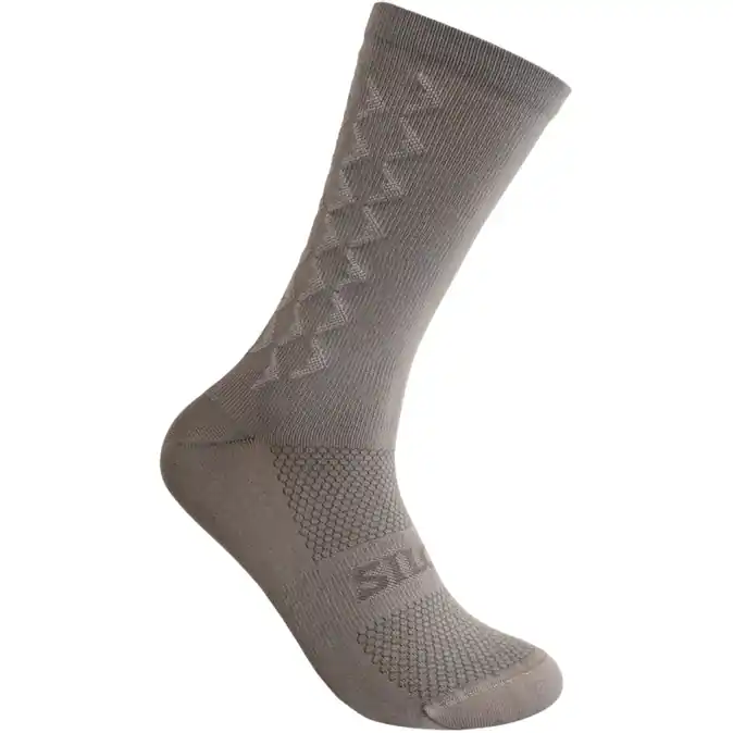 SILCA Aero Tall Fahrradsocken - Grau Geprüft