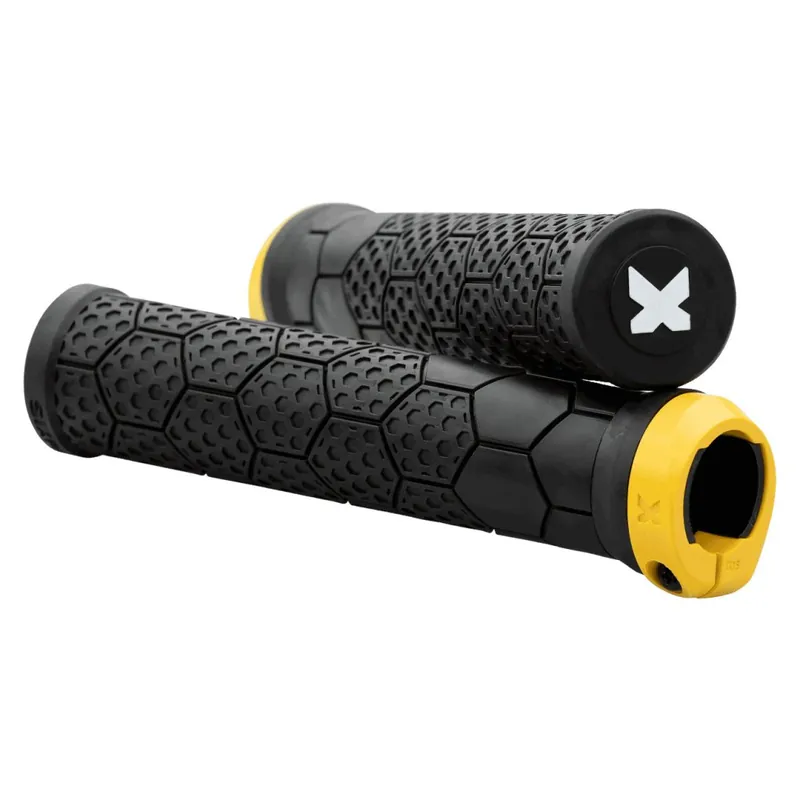 Nur Heute Sixpack Z-Trix PA Lock-On Lenkergriffe - Swedish yellow
