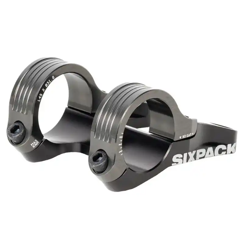 Sixpack Millenium Ø 35mm Direct Mount Vorbau - black / racing grey Schnäppchen