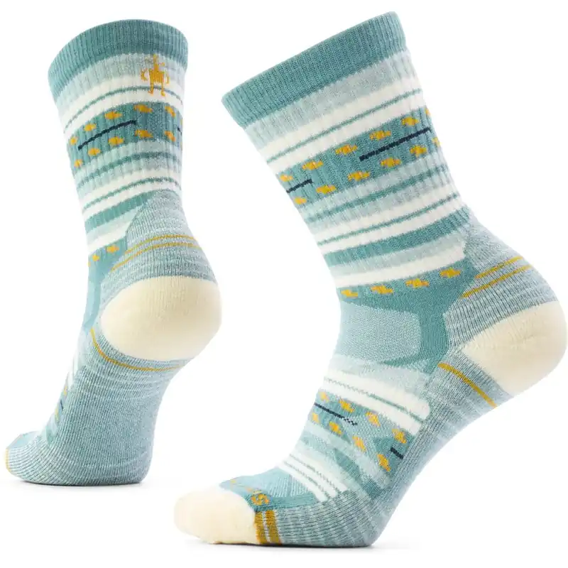 Letzte Chance SmartWool Light Cushion Margarita Crew Wandersocken Damen - Q65 dusty teal