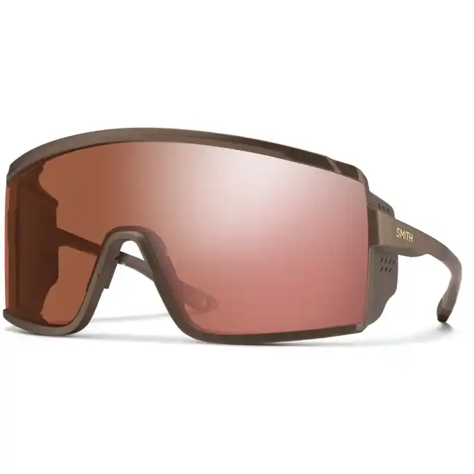 Smith Pursuit ChromaPop Glacier Glasses - Photochromic - Matte Gold Dust - Rose Gold Mirror Clear Markenprodukt