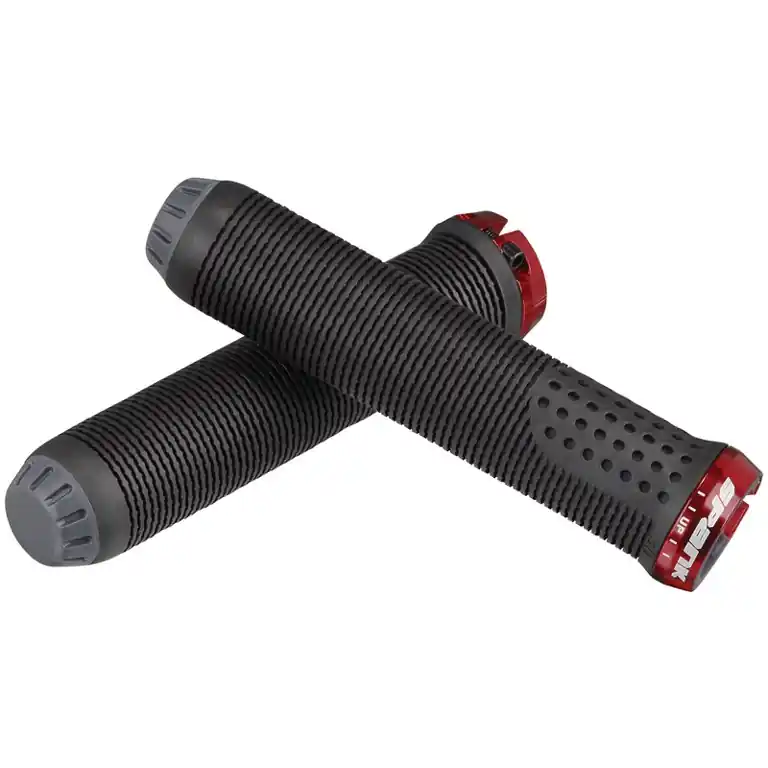 Zertifiziert Spank Spike Grip 30 Lock On Griffe - schwarz/rot