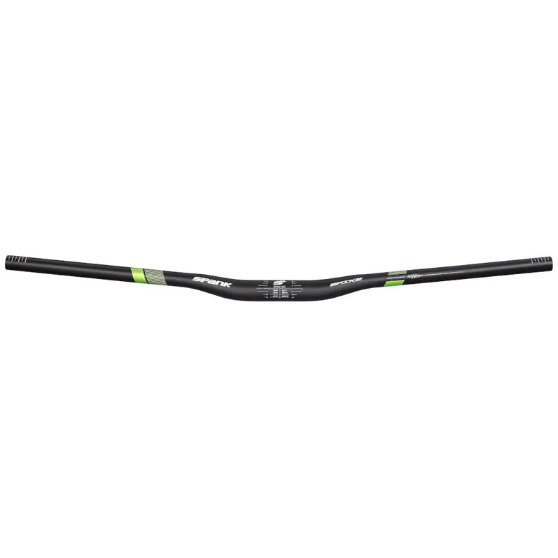 Spank Spike 800 VibroCore XGT MTB-Lenker - shotpeen schwarz/grün Letzte Chance
