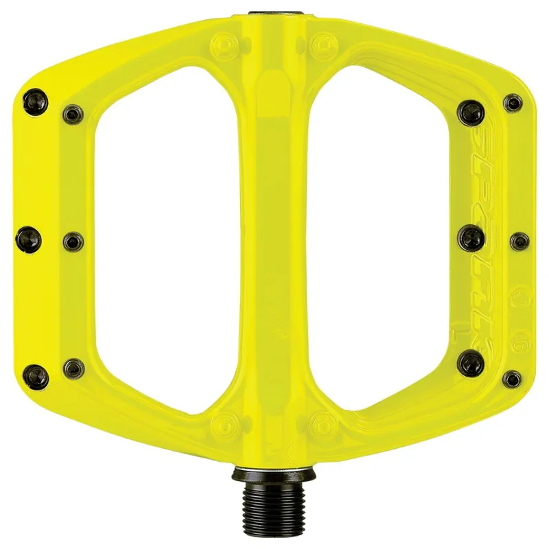 Spank Spoon DC Flat Pedal - gelb Online Kaufen