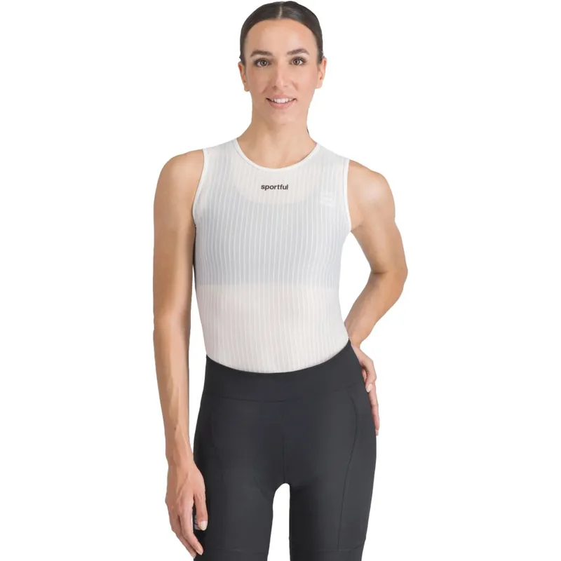 Sportful Pro Unterhemd ohne Ärmel Damen - 101 Weiß Nur Für Kurze Zeit