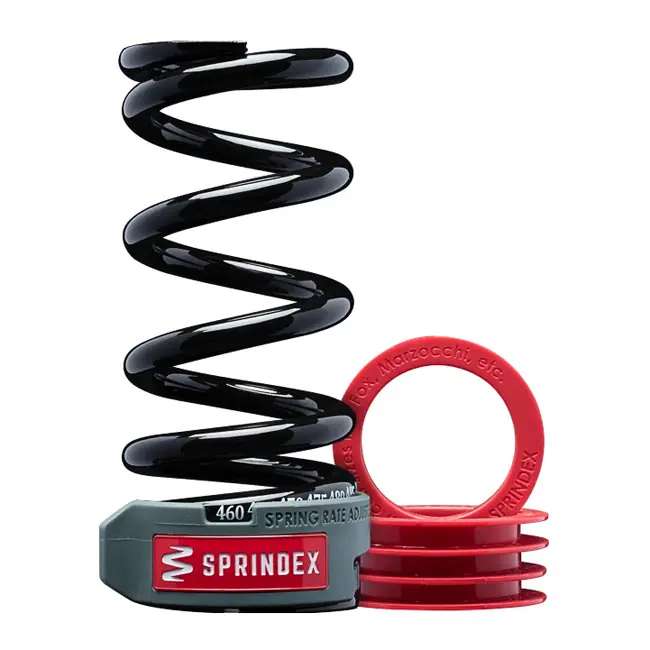Sprindex Light XC/Trail - Einstellbare Lightweight Dämpfer Stahlfeder - 126mm/55mm Billig