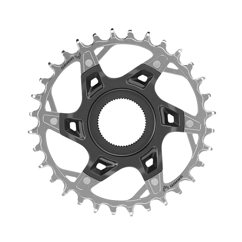 Neu Im Sortiment SRAM XX Eagle T-TYPE 1x12 Kettenblatt für Fazua Direct Mount - silber
