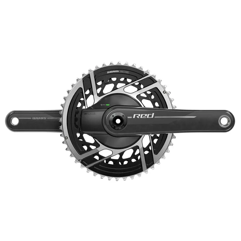 Zertifiziert SRAM RED AXS Powermeter Kurbelgarnitur 2x12-fach DUB E1 - 46/33 Zähne 170mm 172.5mm 175mm
