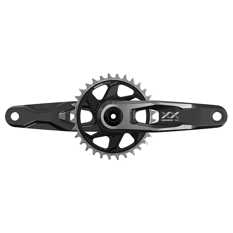 Abverkauf SRAM XX DH Kurbelgarnitur DUB Wide 12-fach T-Type Direct Mount - Kettenlinie 55 schwarz