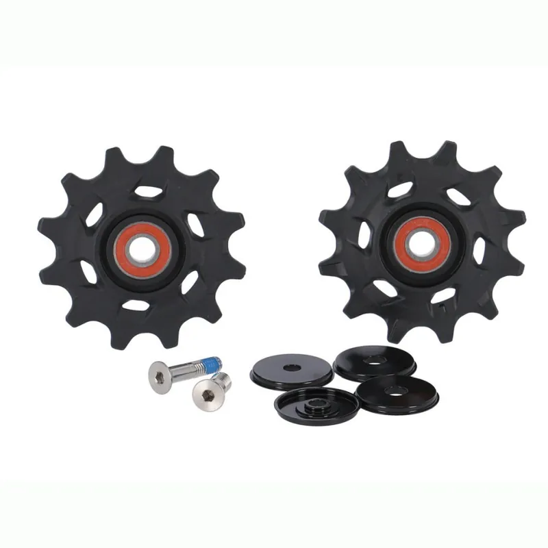 Top-Angebot SRAM Schaltröllchen Kit mit Stahl Lagern für Force, ETap, AXS Schaltwerke - 12 Fach - schwarz