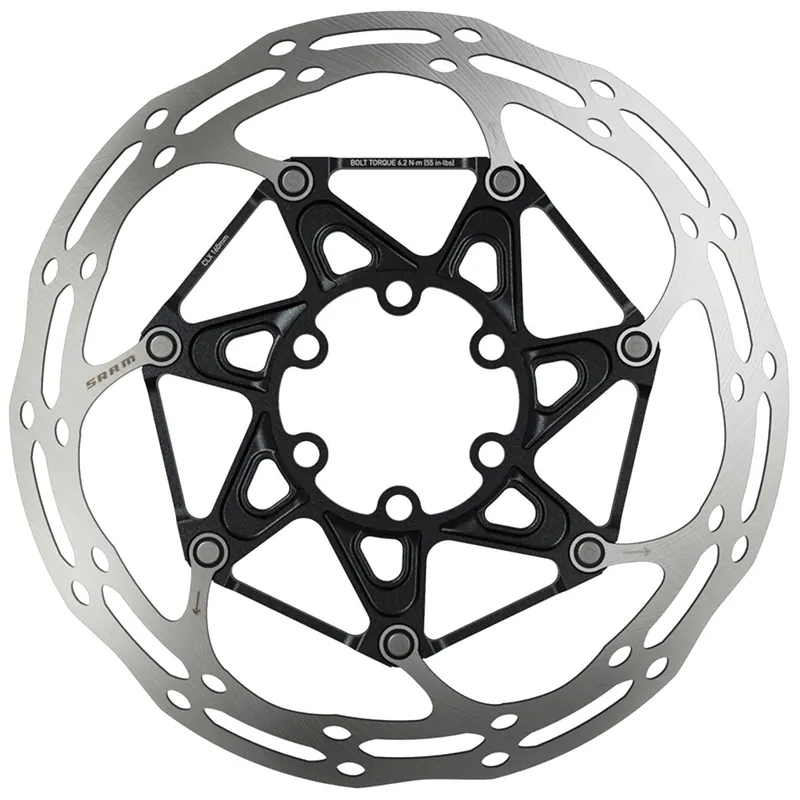 Neuheit SRAM Centerline X Rounded Edges Bremsscheibe - 6-Loch - silber