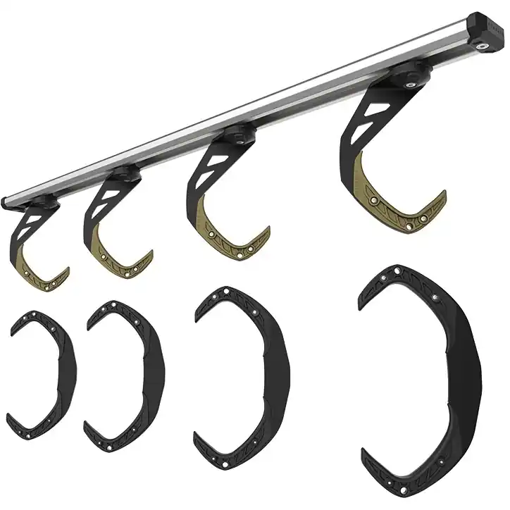 Neu Im Sortiment Stashed LodeStar Set mit Deckenaufhängern für Laufradsätze - 4 Deckenhaken + 4 Doppelhaken