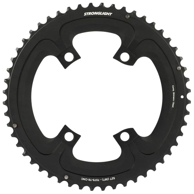 Solange Der Vorrat Reicht Stronglight Kettenblatt Shimano FC-R8100 - 110BCD 2x12s Außen - schwarz