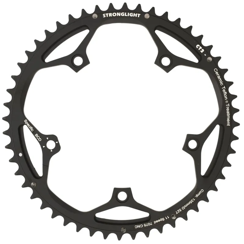 Stronglight CT2 Road Kettenblatt - 5-Arm - 135mm - Campagnolo 11-fach - Typ D - schwarz Mega-Angebot