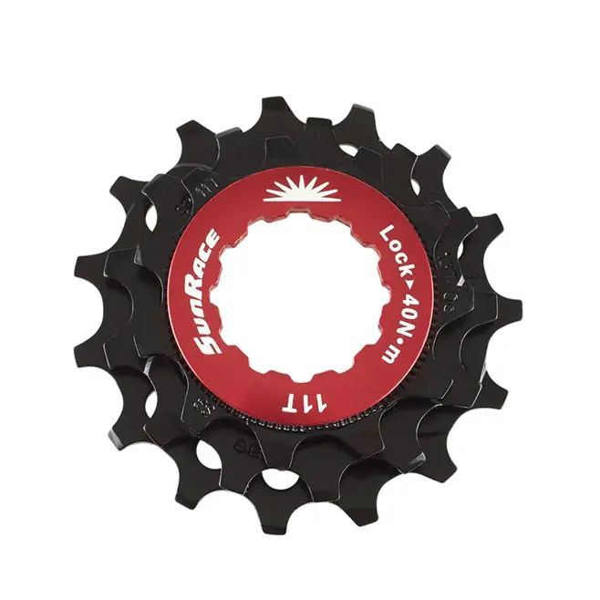 SunRace SPCS12 MTB 12-fach Kassetten Lockring + Ritzel mit 11-13-15 Zähnen - schwarz Preis Gesenkt