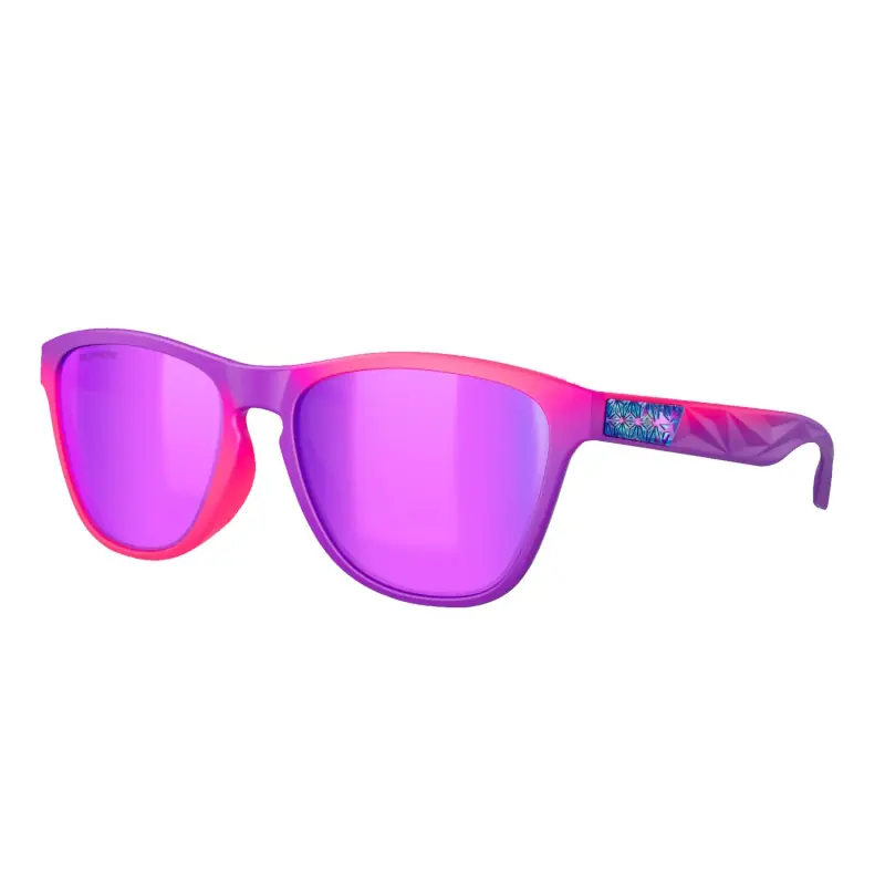Supacaz Cazual Brille - Neon Pink / Neon Purple Fader Purple Kush Refractor Lens Neuheit