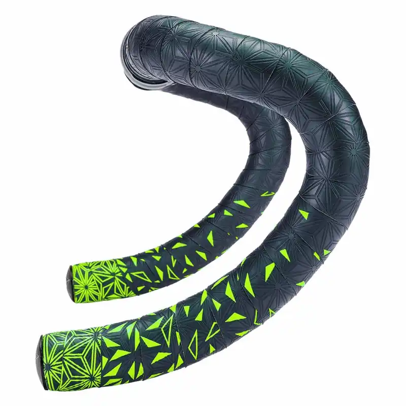 Super-Preis Supacaz Super Sticky Kush Star Fade Lenkerband - Neon Yellow
