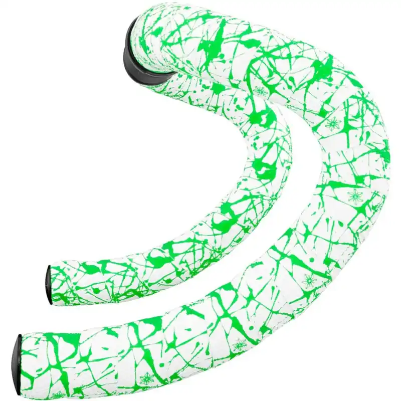 Supacaz Super Sticky Kush Splat Limited Lenkerband - White / Neon Green Garantierte Lieferung