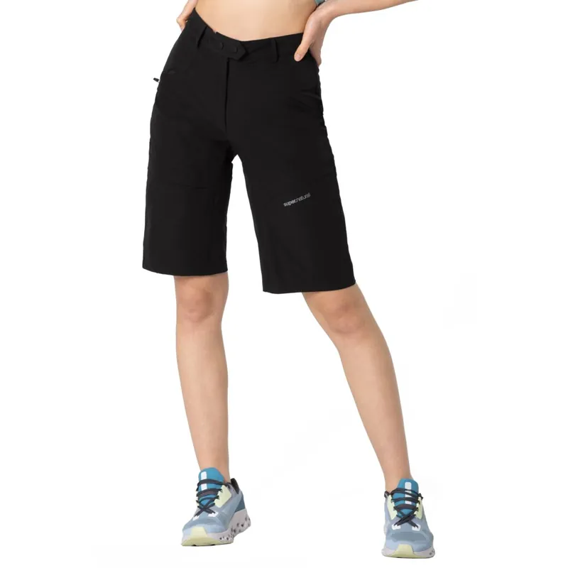 SUPER.NATURAL Bike And Hike Shorts Damen - Jet Black Preiswert