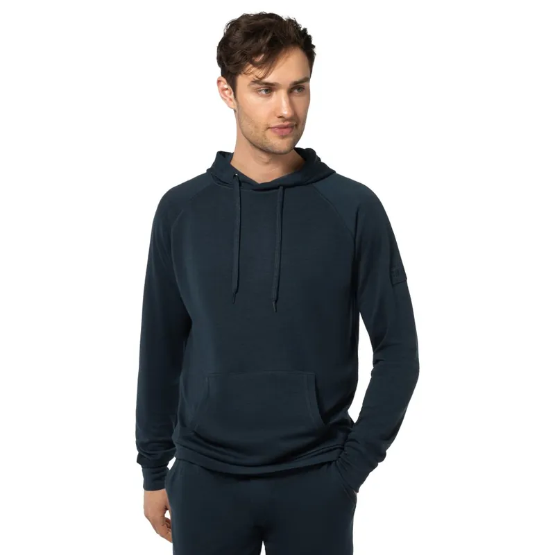 Neue Ware SUPER.NATURAL Favourite Bio Kapuzenpullover Herren - Blueberry