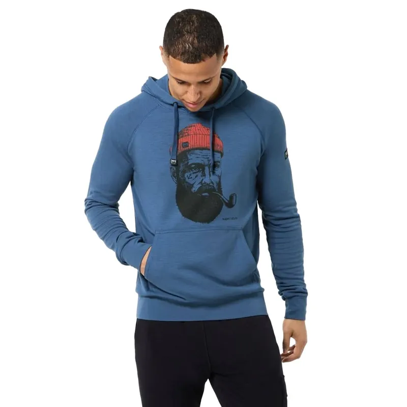 Schnäppchen SUPER.NATURAL Fav Sailor Kapuzenpullover Herren - Blueberry/Jet Black/High Risk Red
