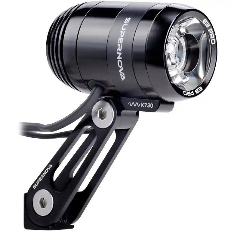 Supernova E3 Pro 2 Frontleuchte - schwarz poliert Begrenztes Angebot